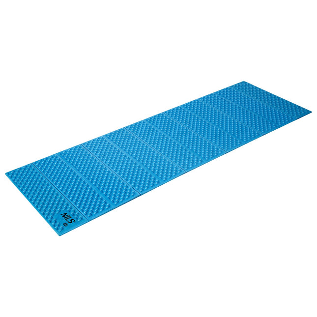 Opvouwbare oefenmat, 188 cm, blauw