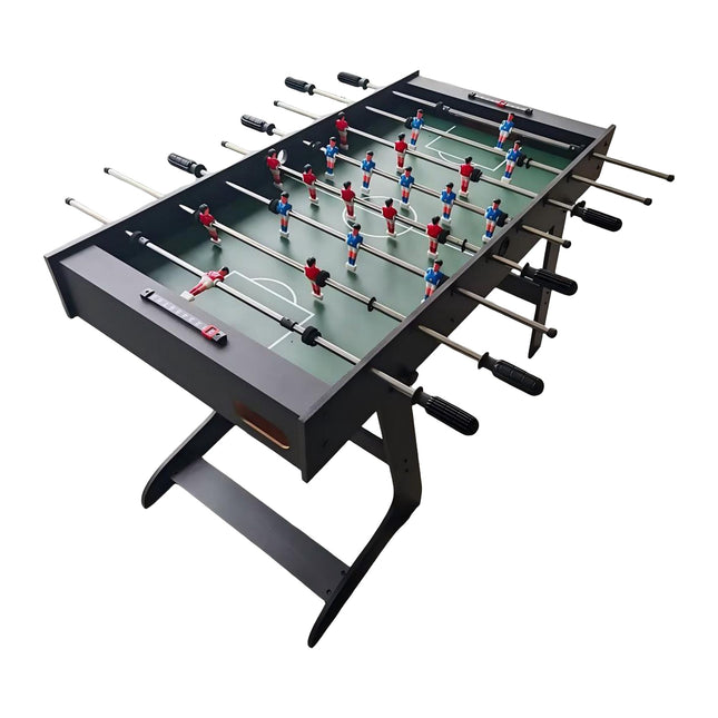 Opklapbare tafelvoetbaltafel met antislip handgrepen