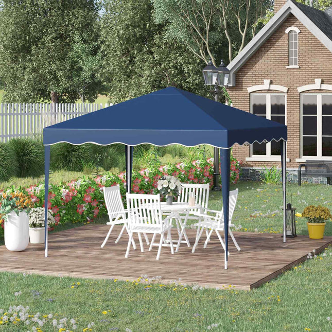 Folding gazebo 3x3m, height adjustable, UV protection