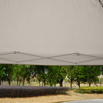 Collapsible Gazebo tent with side walls, Carry bag, 3x3M Beige