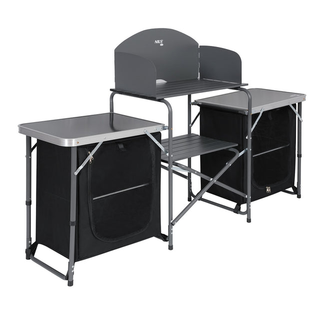 Folding Kitchen Travel Cabinet with Cover