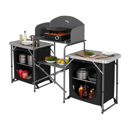 Folding Kitchen Travel Cabinet with Cover