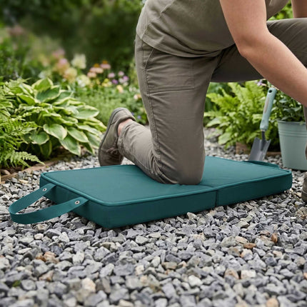 Folding Knee Pad, Dark Green Foam, Portable & Durable