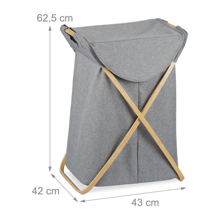Folding Laundry Basket 58 Litres