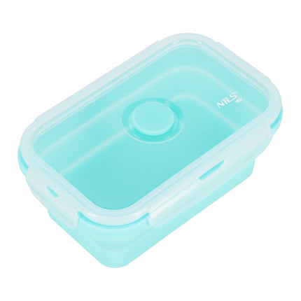 Folding Lunch Box, Mint, 500ml Capacity