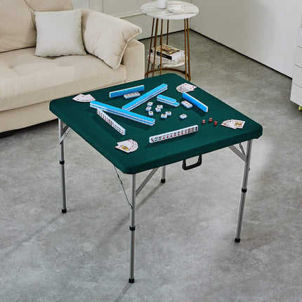Folding Mahjong Table, 34 x 34 in, 4-Player, Handle