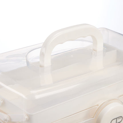 Folding Medicine Storage Box with 7 Compartments