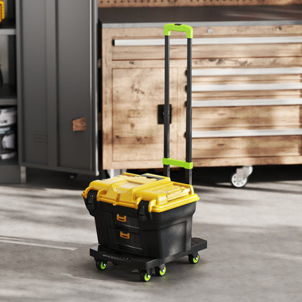 Folding Metal Hand Truck, Adjustable Handle, 49x35x102 cm