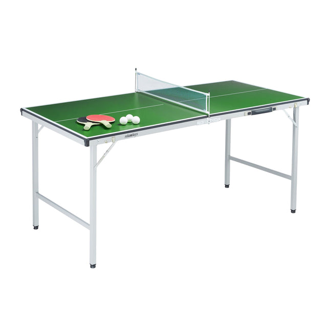Opvouwbare midi-tafeltennisset met rackets en ballen