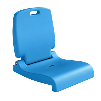Folding Outdoor Chair with Handle, Drain Hole, Blue