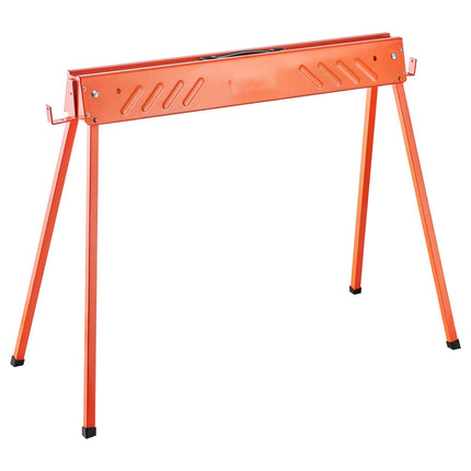 Folding Sawhorses 2-Pack, 660 lb, Steel, Non-Slip Feet
