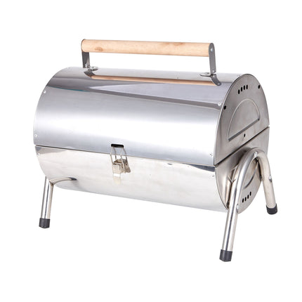 Folding Stainless Steel Tabletop Grill with 2 Grates
