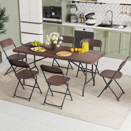 Folding Table 180 x 74 cm, HDPE Top, Safety Lock
