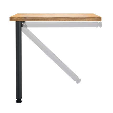 Folding Table Legs, Set of 4 – Round Metal, DIY Furniture