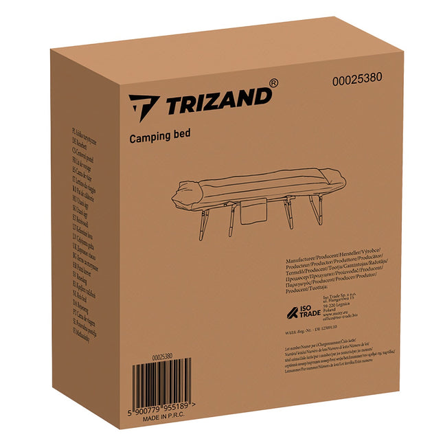Folding Travel Bed with Mattress, 150kg Capacity