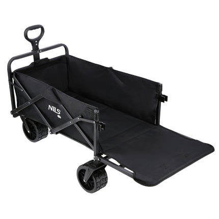 Folding Wagon, Black, 160L Capacity