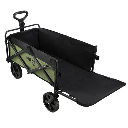 Folding Wagon, Green, 150L Capacity