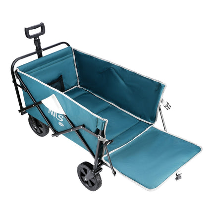 Folding Wagon, Green-Gray, 125L Capacity