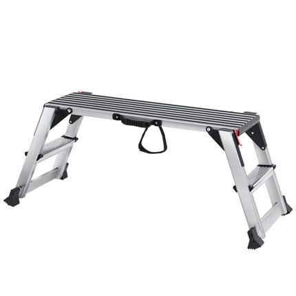 Folding Work Platform – Aluminum, 660 lb, Non-Slip Feet