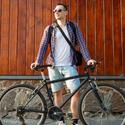 Folding bike lock with combination lock