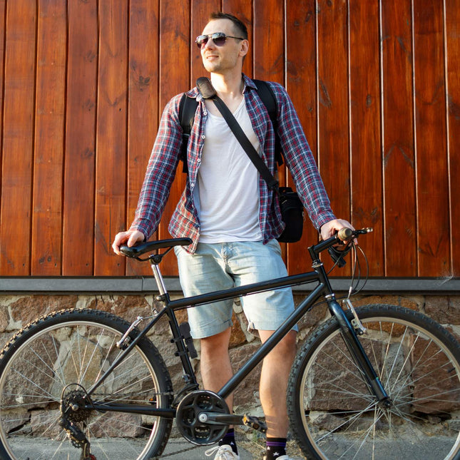 Folding bike lock with combination lock