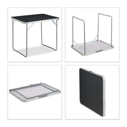 Folding camping table