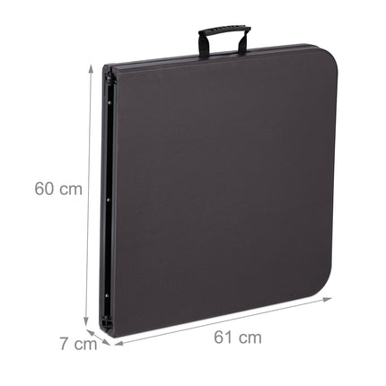 Folding camping table