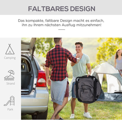 Folding Camping Chair, Metal & Oxford Fabric, 80x80x75 cm