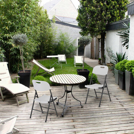 Folding chair for the garden in a set of 2