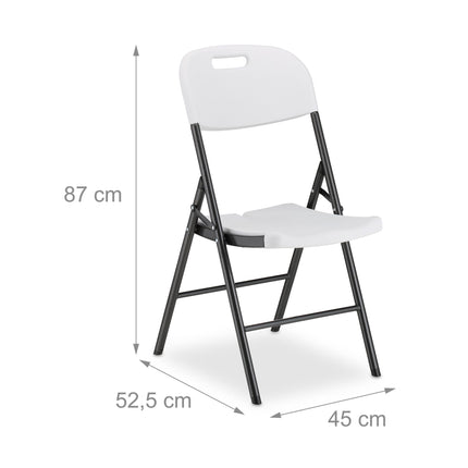 Folding chair for the garden in a set of 2