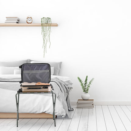 Folding coat stand in metal