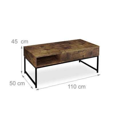 Folding coffee table