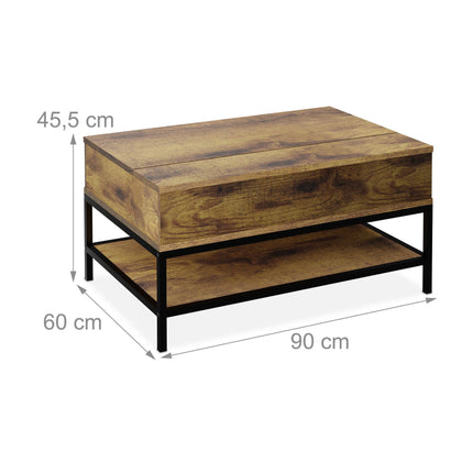 Folding coffee table