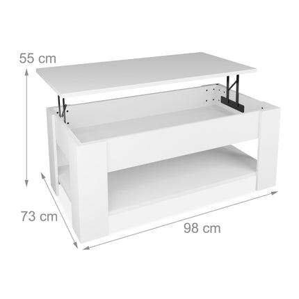Folding coffee table