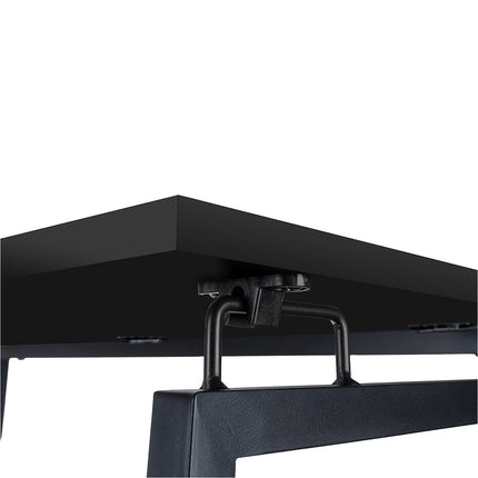 Folding desk wooden black 26117