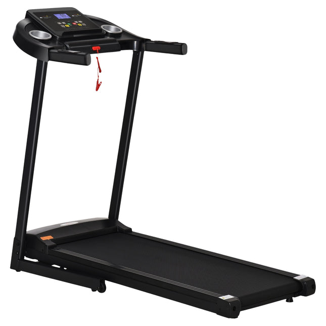 Folding electric treadmill, LED screen, 12 programs