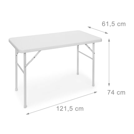 Folding garden table BASTIAN