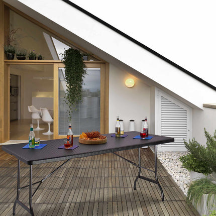 Folding garden table BASTIAN large