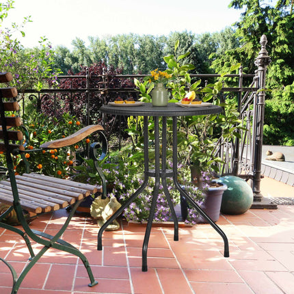 Folding garden table