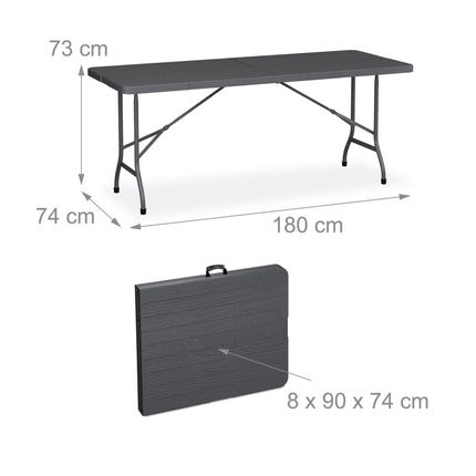 Folding garden table