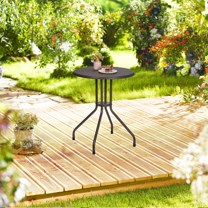 Folding garden table