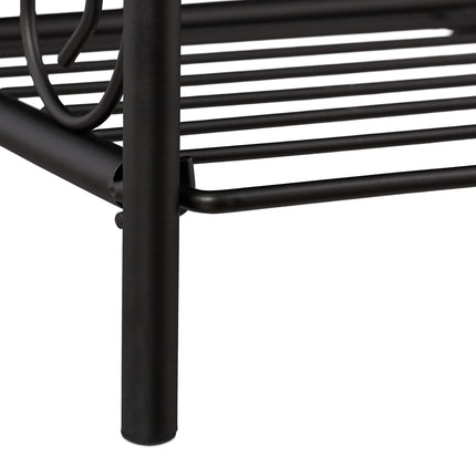 Folding metal flower stand