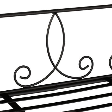 Folding metal flower stand