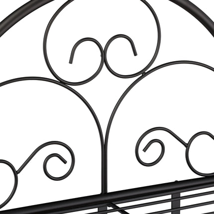 Folding metal flower stand