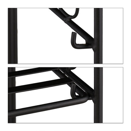 Folding metal flower stand