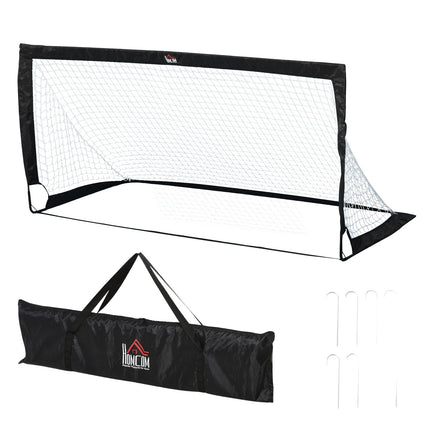 Folding mini soccer goals in steel and Tetrolon, set of 2