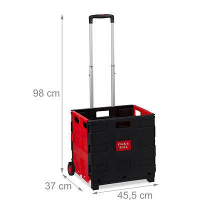 Folding shopping cart