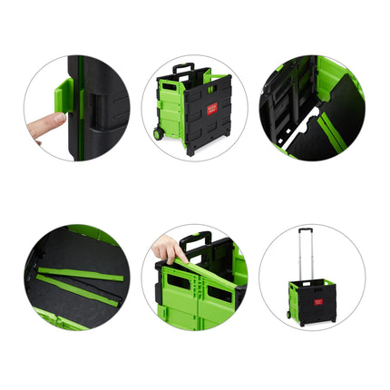 Folding shopping cart