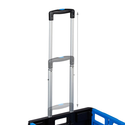 Folding shopping trolley