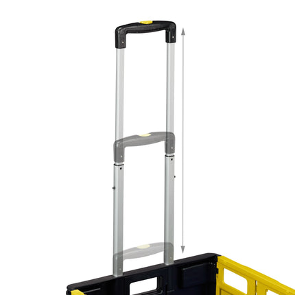 Folding shopping trolley
